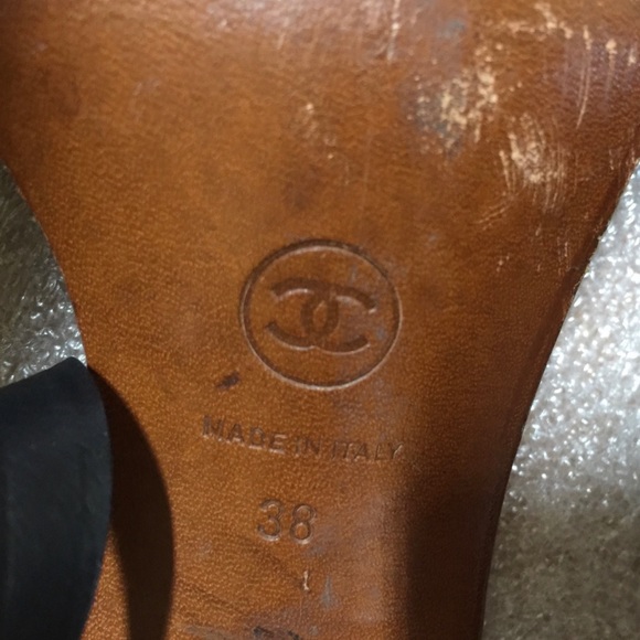 COPY - Authentic Chanel Ankle Strap Sandals Sz 38/8 - Picture 7 of 9